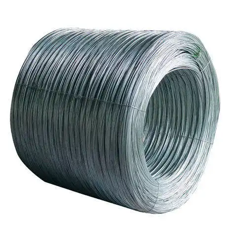 Bwg21 filo legante in acciaio zincato elettro a basso tenore di carbonio 25kg rotolo per legatura e maglia