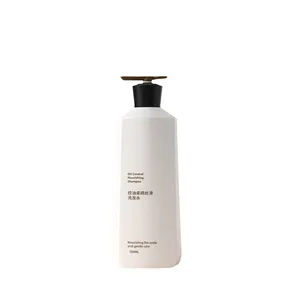 800ml plastic bottle wholesale shampoo shower gel modeling bottle pe flat bottle