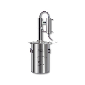 Destilador de acero inoxidable 304 Brandy Whisky Ron Licor Gin <span class=keywords><strong>Vodka</strong></span> Destilador de cobre 12/20/35/60L Máquina de destilación - Product Image 3