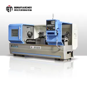 BORUI-máquina de Torno Horizontal Gsk Fanuc CNC, Torno automático de cama plana, precio de Torno CNC CK6140