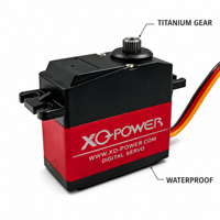Servomoteur numérique XQ-POWER XQ-S3240M pour bras robotisé, 40KG, engrenage en titane, étanche, couple élevé, pour voiture RC, crawler RC, 6.8V