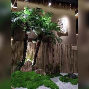 Palmera Artificial grande para decoración al aire libre, cristal templado de coco, 1,8 M, 3M, 4M, 5M, D1234 - Product Image 3