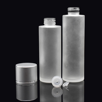 Bouteilles en verre pour cosmétiques et huiles essentielles avec bouchon à vis doré et logo personnalisé, 100ml, 120ml, 150ml, à épaule plate, pour eau de rose et huiles essentielles