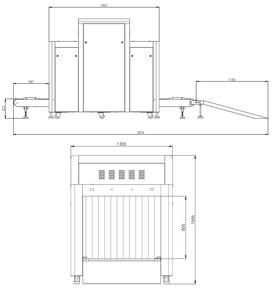 Neuer Flughafen-Sicherheits-Röntgen-Gepäcks canner TSA-Gepäck koffer detektor Fracht-Screening-Inspektions gerät - Product Image 4