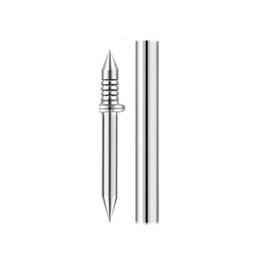 Clavo de acabado de doble punta de 2.5mm con vástago de púas y punta afilada para instalación sin rastro en paneles - Product Image 1