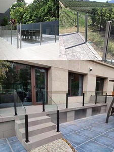 Thiết kế hiện đại nhà máy kim loại lan can lan can balusters thép không gỉ tay vịn cho cầu thang ban công & boong cho khách sạn - Product Image 3