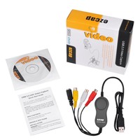 Carte de capture vidéo USB 2.0 ezcap159 pour Windows et Mac OS, convertisseur VHS en numérique, prend en charge le captureur vidéo composite S-Video RCA