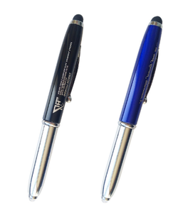 Promoción Novedad Regalo Universal Stylus Pen Multifuncional LED Licht Balpen Geld Detector Laserpointer Stylus Pen - Product Image 2