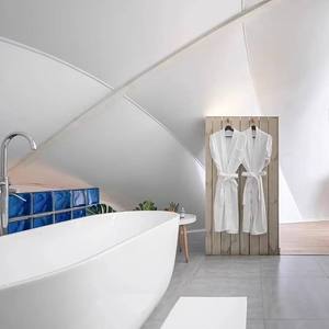 Casa de Campaña Tipo Glamping con Forma de Oruga, 2 Dormitorios, Estructura <span class=keywords><strong>Semipermanente</strong></span>, Resistente al Viento de 10-12 Niveles - Product Image 5