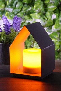 <span class=keywords><strong>Linterna</strong></span> de vela de metal antiguo con pilas para uso en interiores y exteriores, decoración de jardín y hogar para mesa, Patio, balcón - Product Image 3