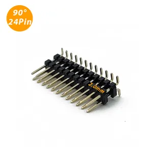 Pin Header 2mm Pitch Double Row Male Connector 24 Pin Header Connector