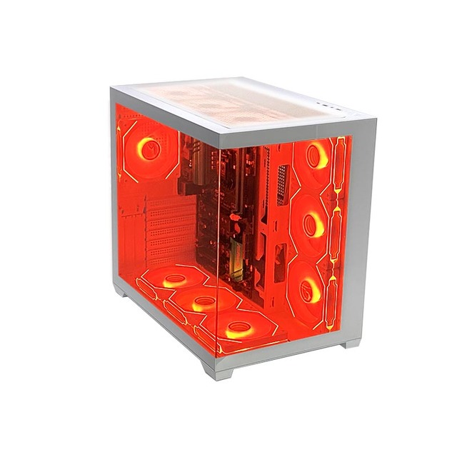 Pcooling New Fashion Hot Sale Desktop M-Atx Case Computer Gamer Pc Server Case With Rgb Cooling Fan