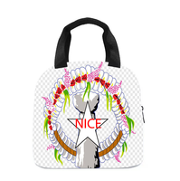 Op maat gemaakte Saipan lunchtas met grafische print voor kantoor, woon-werkverkeer, school, vissen, roadtrips, buitenpicknicks, kamperen en dagelijkse voedselopslag