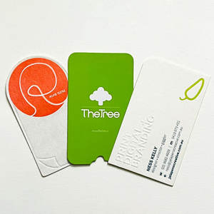 ترحيب بسيط لفندق بطاقة عمل أوفست مطبوعة مطلية برقائق منقوشة بطبعة أحرف معدنية للترقيات - Product Image 5