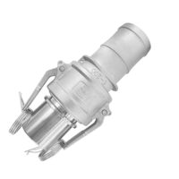 Raccord hydraulique rapide Luxecasting Type B C D E F, raccord réducteur en acier inoxydable, matériau en alliage, taille de tuyau 50 mm