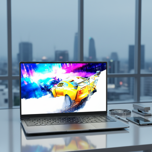 จอภาพพกพาขนาด 15.6 นิ้ว รองรับโลโก้สั่งทำ พร้อมแรม 12GB และซีพียู Celeron ใช้งานร่วมกับ Windows 11 ได้ เหมาะสำหรับแล็ปท็อปสำหรับนักเรียน ใช้หน่วยประมวลผล Celeron - Product Image 1
