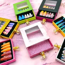 <span class=keywords><strong>Pegamento</strong></span> Acrílico <span class=keywords><strong>para</strong></span> <span class=keywords><strong>Uñas</strong></span> Postizas, <span class=keywords><strong>Uñas</strong></span> Postizas Cuadradas de PVC, Fácil Aplicación <span class=keywords><strong>para</strong></span> Mujeres y <span class=keywords><strong>Niñas</strong></span>, 24 Uds. - Product Image 3