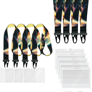 Promotional Gift Screen Printed Logo Lanyard High Quality Designer Custom Lanyard With Keyring