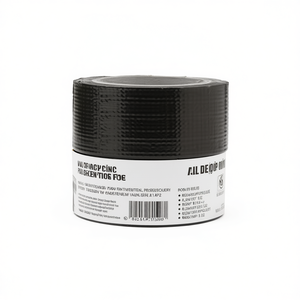 Cintas adhesivas multiusos de 48 mm x 10 m, color negro, de fuerte adherencia para reparación y sellado - Product Image 1
