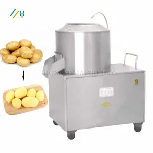 Stainless Steel Potato Peeler And Slicer Machine / Potato Peeling Machine / Potato Peels