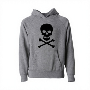 Nouveau Sweat à Capuche Thermique Homme Hiver Personnalisé, Imprimé, Brodé, Effet Délavé, Strass, 100% Coton, Coupe Ample, Fermeture Éclair Intégrale - Product Image 3