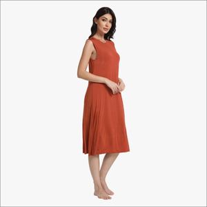 Sleeveless Long Dress For Women Nightgown Nightwear Custom Bamboo Sleepwear Modal <b>Pajamas</b> Clothes For Women - Product Image 3