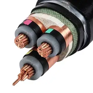 600/1000V 3 fases 4 núcleos Cable XLPE de bajo voltaje PVC aislado blindado Flexible Cable de alimentación eléctrica proveedores de Cable eléctrico