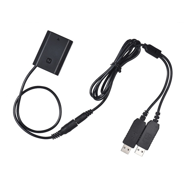 Wholesale NP-FZ100 DC Coupler Dual USB Adapter Dummy Battery for Sony A7III A9 A7RIII A7SIII
