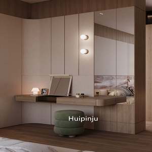 Contemporary Wooden TV Cabinet Sideboard Adjustable for Dining Small Bedroom Storage Factory <b>Supply</b> for Hotels Living Rooms - Product Image 2