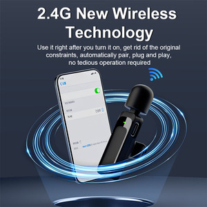 Se81 Không Dây Ve Áo Clip Microphone Độ Bền Lâu Dài One-to-Two Ngoài Trời Ghi Âm Ngắn Video Di Động Live Streaming - Product Image 6