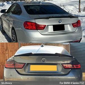 For 4 Series F32 Coupe M4 Style Carbon Fiber <b>Rear</b> <b>Spoiler</b> Trunk Wing 2013-2019 - Product Image 6