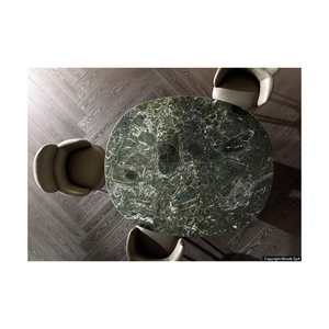 Newstar tavoli personalizzati in marmo naturale <span class=keywords><strong>tavolo</strong></span> da pranzo Hotel mobili italiano modernista rotondo Nero Marquina marmo <span class=keywords><strong>tavolo</strong></span> da pranzo - Product Image 5