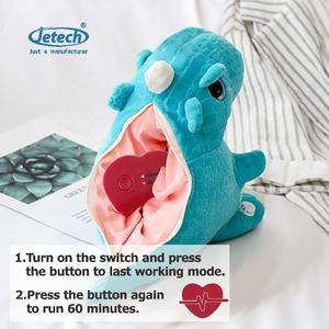 Module de peluche apaisant pour chien et chat, soulage l'anxiété de séparation, réduit les comportements destructeurs grâce à un son apaisant de battement de cœur - Product Image 5