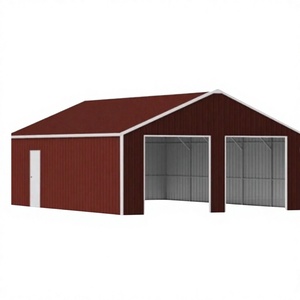 Garaje/almacén metálico de 33' x 25' x 14' con estructura de metal calibre 14 - Product Image 1