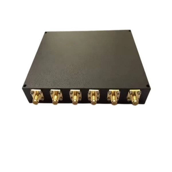 Wilkinson 6 Way RF Power Splitter 698-2700MHz 50W SMA-Female Connector Power Divider for Telecom DAS In-Building Solution IBS