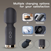 Wiederaufladbarer 10-Frequenz Starker Vibrations-AV-Stick Klitoris-Stimulator Vibrator für Paare Flirt-Mini-Sexspielzeug