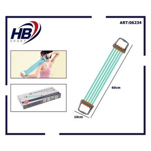 Green TPE Five-Tube Tensile Tester for <b>Exercise</b> <b>Bands</b> - Product Image 3