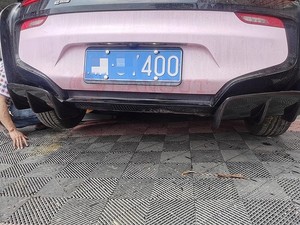 Pour BMW I8 2014-2018 TC Style fibre de carbone diffuseur arrière Kit carrosserie bord de tige avant jupes latérales Spoiler couverture garniture - Product Image 6