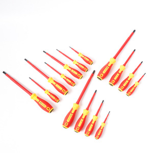 Professional <b>Screwdriver</b> Set 1-20 Pcs Cross Phillips Magnetic Insulated Industrial Grade Textured Handle - Product Image 3