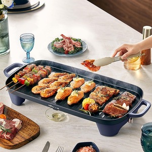 Grill électrique Xiao Xiong DKL-E20U1 1601W bleu antiadhésif grande capacité pour barbecue d'intérieur à usage domestique - Product Image 2