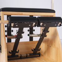 Nouvelle vente chaude Studio fitness exercice réformateur stabilité bois de chêne wunda combo pilates chaise