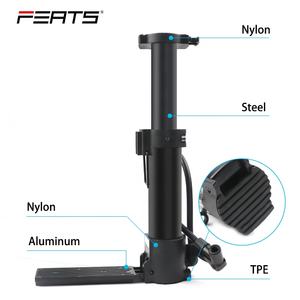 <span class=keywords><strong>Pompe</strong></span> à <span class=keywords><strong>pied</strong></span> universelle pour vélos électriques et balles Corps en acier Alu & TPE Nylon Footplate 80Psi avec valve à aiguille <span class=keywords><strong>Pompe</strong></span> à vélo - Product Image 3