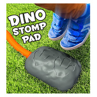 Fusée à Air Dinosaure pour Enfants Lanceur de Pompe à Pied Pressé à Air Stomp Soaring Foam Rocket Jouets Jeux de Sport en Plein Air Jouet Cadeau pour Enfants