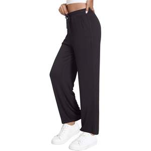Pantalon de survêtement ample et décontracté pour femme, léger, avec poches, pour le yoga, tailles S à XXL - Product Image 2