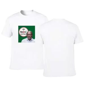 Customizable 100% Polyester Political <strong>Pre</strong>-Election T-Shirts Full Color <strong>Heat</strong> <strong>Transfer</strong> <strong>Printing</strong> Character Campaign Souvenirs - Product Image 2