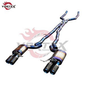 Échappement Catback à Soupapes VORTEX Grade 5 Ti Rainbow pour BMW F06/F12/F13 640i/650i 3.0T/4.4T 2011-2018, Tuyau d'Échappement Haute Performance - Product Image 5