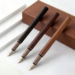 Promotional Luxury Sandalwood Fountain <b>Pen</b> High Quality Signature <b>Pens</b> with Custom logo As Gifts for Corporate Business Events - Product Image 2