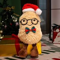 Jouet en peluche de Noël style anime, super doux, avec rembourrage en coton PP, anti-stress pour enfants