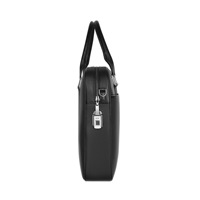 Sac à bandoulière pour ordinateur portable en cuir véritable durable avec serrure intelligente à empreintes digitales, 15,6 pouces, imperméable, antivol, grande capacité