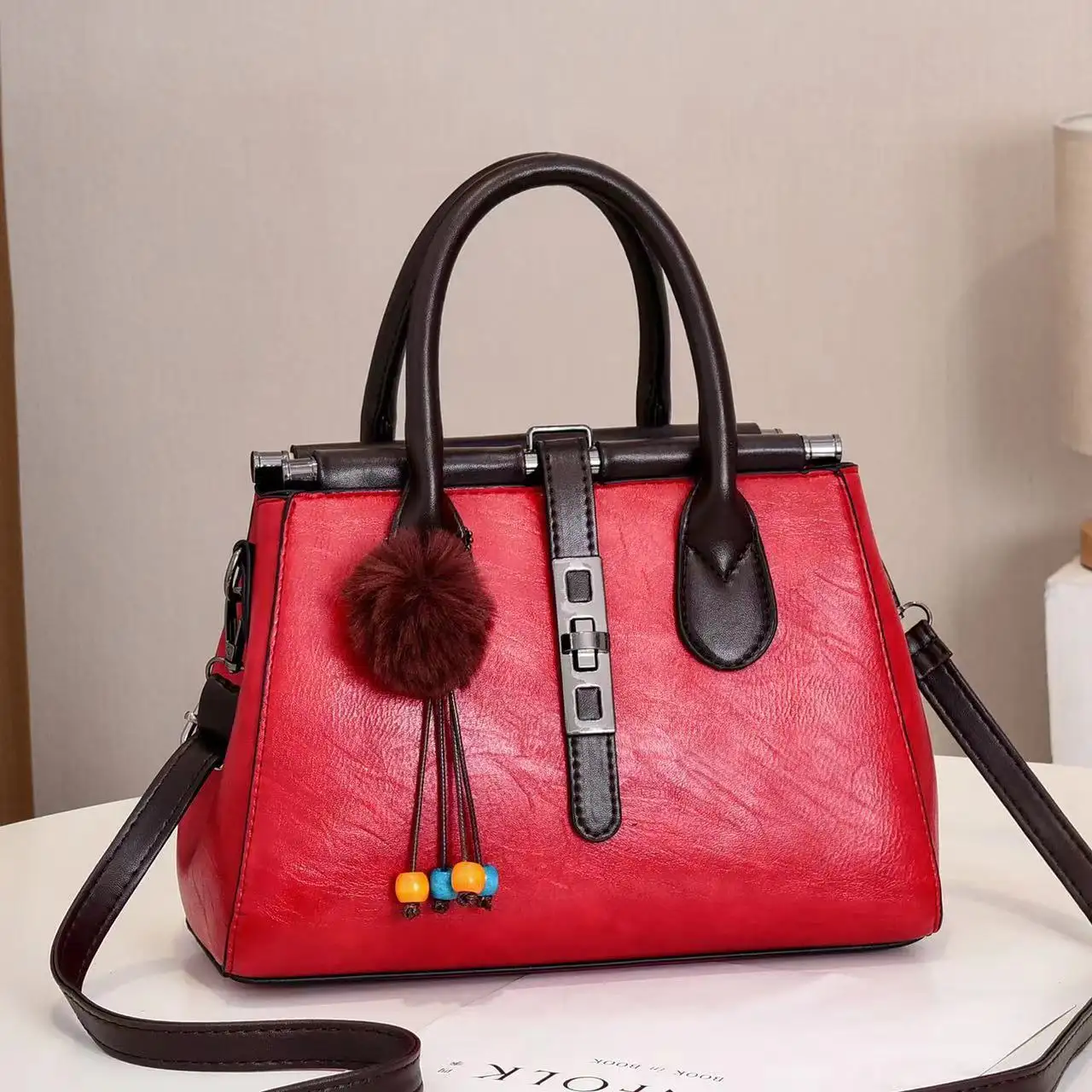 Luxury Crossbody Tote Bag Handbags For Women Stylish Embossing Solid Color Custom Pu Purses And Handbags Designer Brands Sling